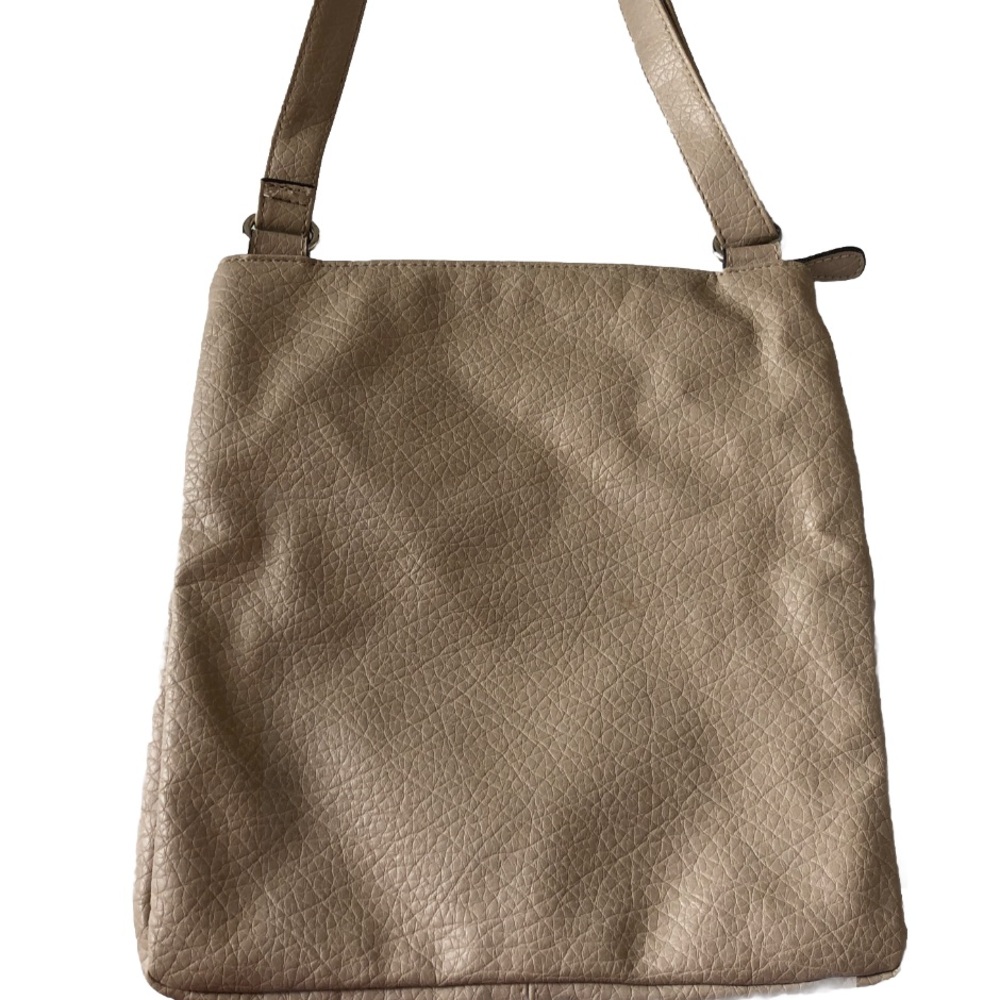 Rosetti Beige Faux Leather Multi-Pocket Adjustable Crossbody Bag - Picture 3 of 8